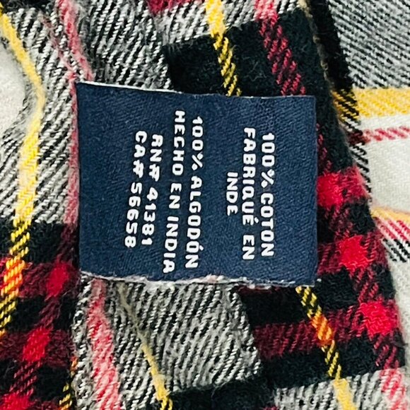 Chaps Flannel Shirt Men's Large Red Plaid Button Down Long Sleeve Performance - Picture 11 of 14